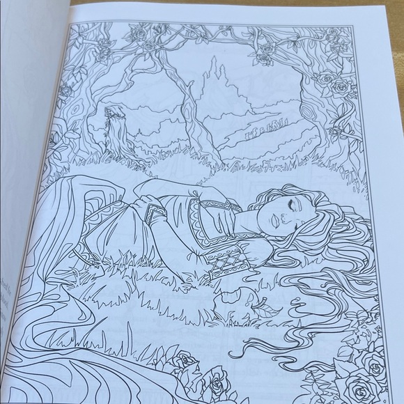 #0932+ Fairy Tales Coloring Book by Selina Fenech - Picture 3 of 16